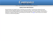 Tablet Screenshot of contrastex.com